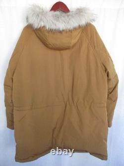 Basin & Range Ranger Parka XL Brown Faux Fur Fixed Hood Multiple Pockets