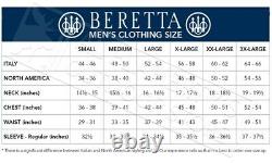 Beretta Mens Light Active Jacket, Shooting Range Target Large Gray