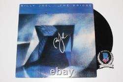 Billy Joel Signed'the Bridge' Album Vinyl Record Lp Beckett Coa Piano Man Bas