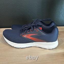 Brooks Range Men's 10.5 M Black Navy Red Sneaker Athletic Running Sports Shoes