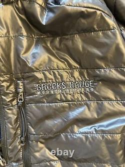 Brooks Range Mountaineering Half Zip Puffer Jacket Size Small Primaloft NEW Hood