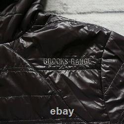Brooks Range Mountaineering Quilted Pullover Down Jacket Size M Puff Black