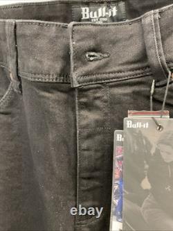 Bull-It Mens Onyx Black Easy Tactical Range Jeans 34 / Short