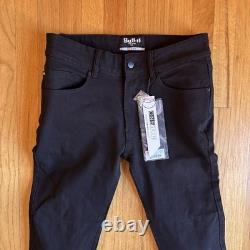 Bull-it Men's 32 Long Zero Black Skinny Motorcycle Jeans Tactical Range with Armor