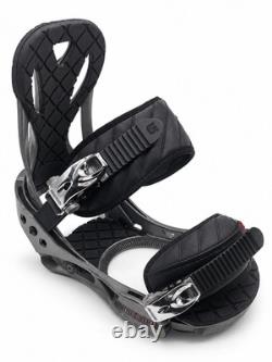 Burton Mission Snowboard Bindings Small Gunmetal Gray NEW IN BOX