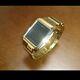 Casio Wave Ceptor I-range Irw-101 Gold Black Sound Model Wristwatch