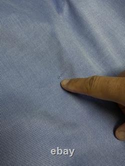 CHARVET Paris PLACE VENDOME Men's Pure Cotton Bespoke Shirt Blue M in France 16