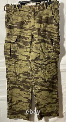 COLUMBIA WOOL PHG GALLATIN RANGE CAMO HUNTING PANTS With Suspenders 38x35 Heavy