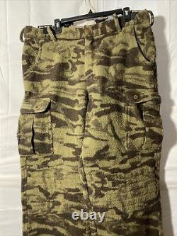 COLUMBIA WOOL PHG GALLATIN RANGE CAMO HUNTING PANTS With Suspenders 38x35 Heavy