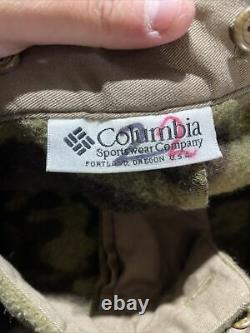 COLUMBIA WOOL PHG GALLATIN RANGE CAMO HUNTING PANTS With Suspenders 38x35 Heavy