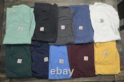Carhartt Pocket Tee Lot 8 Men Small, Range From New To Barely Worn