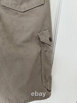 Carhartt men size 32 Cargo Work & Range shorts lot of 2 brown, Tan rugged logo