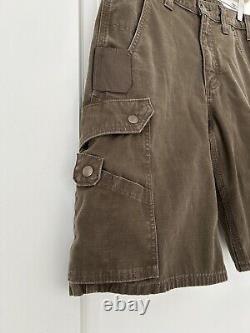 Carhartt men size 32 Cargo Work & Range shorts lot of 2 brown, Tan rugged logo