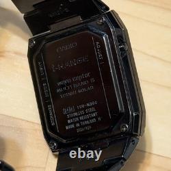 Casio I-RANGE IRW-M300 Solar Atomic Multiband 5 Neg Display Digital Watch READ