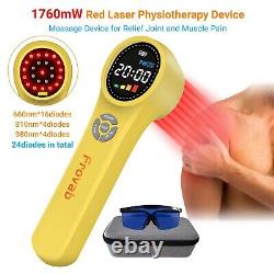 Class 4 LLLT Cold Laser Therapy with 24Diodes, Red Light Therapy for Pain Relief