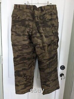 Columbia Camouflage Hunting Pants size 40 Gallatin Range Wool Blend Brown