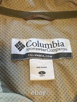 Columbia Gallatin Range 90% Wool Blend Full Zip Camo Vest L EUC