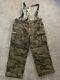 Columbia Gallatin Range Camo Hunting Bib Overalls Heavy Wool Blend Size 42 Large