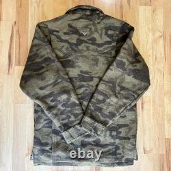 Columbia Gallatin Range Camo Wool Hunting Shirt Jacket Shacket Mens S NWT Read