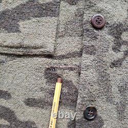 Columbia Gallatin Range Camouflage Camo Button Up Wool Hunting Jacket XL