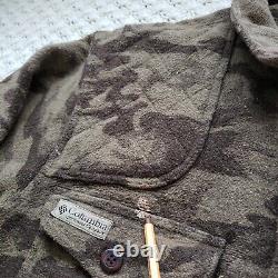 Columbia Gallatin Range Camouflage Camo Button Up Wool Hunting Jacket XL