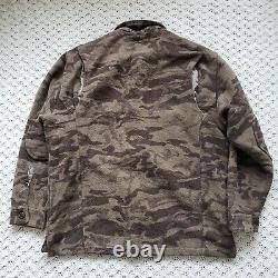 Columbia Gallatin Range Camouflage Camo Button Up Wool Hunting Jacket XL