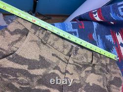 Columbia Gallatin Range Monarch HEAVY Wool Hunting Outfitter Brown Camo Pants 36