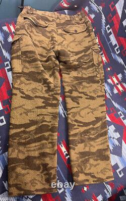 Columbia Gallatin Range Monarch HEAVY Wool Hunting Outfitter Brown Camo Pants 36