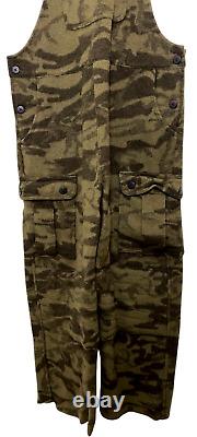 Columbia Gallatin Range Monarch Pass Bibs Mens M Camo Wool Hunting Outfitter