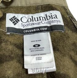 Columbia Gallatin Range Monarch Pass Bibs Mens M Camo Wool Hunting Outfitter