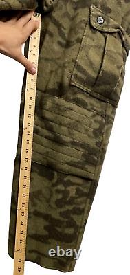 Columbia Gallatin Range Monarch Pass Bibs Mens M Camo Wool Hunting Outfitter