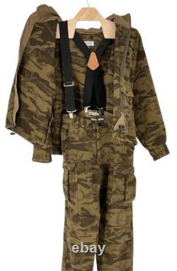 Columbia Gallatin Range Monarch Pass Wool Blend Camo Set XL Jacket Size 36 Pants