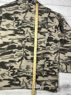 Columbia Gallatin Range Wool Blend Camo Jacket Mens Size XL Hunting Shacket