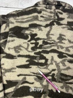 Columbia Gallatin Range Wool Blend Camo Jacket Mens Size XL Hunting Shacket