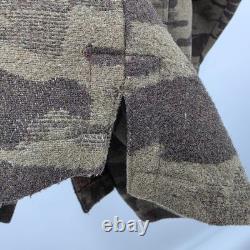 Columbia Gallatin Range Wool Blend Jacket Brown Camo Outfitter XL 2000s