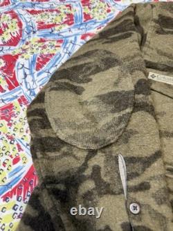Columbia Gallatin Range Wool Blend Jacket Outfitter Brown Camo Large