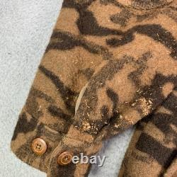 Columbia Gallatin Range Wool Blend Jacket Outfitter Camo L Hunting Fall Winter