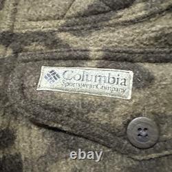 Columbia Gallatin Range Wool Blend Jacket Outfitter Camo Medium