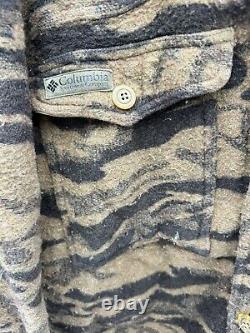 Columbia Gallatin Range Wool Blend Jacket Pants Set Outfitter Camo Size Large