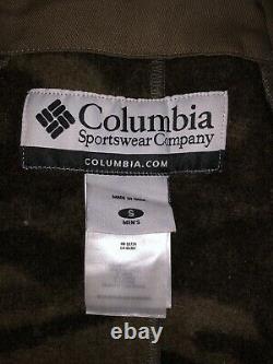 Columbia Gallatin Range Wool Blend Monarch Pass Outfitter Camo Bib Pants Small
