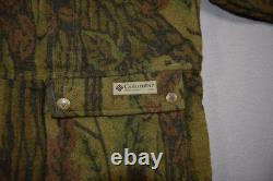 Columbia Jacket Mens Medium Wool Camouflage Gallatin Range Hunting Hooded