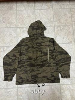 Columbia Monarch Pass Gallatin Range Hooded Jacket Mens Large Camo Wool Hunting