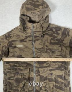 Columbia Monarch Pass Gallatin Range Jacket Mens Med Outfitter Camo Wool Hunting