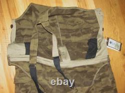 Columbia NWT Gallatin Range Wool Brown Camo Hunting Bib Overalls Men's XL (NYZ7)
