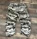 Columbia Phg Gallatin Range Wool Cargo Hunting Pants Size 36 Snow Camo Hm8040