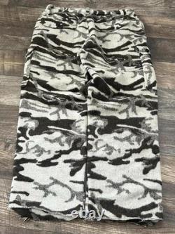 Columbia PHG Gallatin Range Wool Cargo Hunting Pants Size 36 Snow Camo HM8040