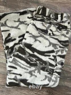 Columbia PHG Gallatin Range Wool Cargo Hunting Pants Size 36 Snow Camo HM8040
