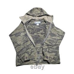 Columbia WOOL Camo Hunting Jacket Gallatin Range HEAVY Sz Small NICE