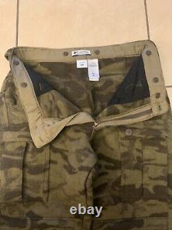 Columbia Wool Blend PHG Gallatin Range Camo Pants Size 36W X 31L