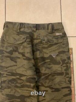 Columbia Wool Blend PHG Gallatin Range Camo Pants Size 36W X 31L